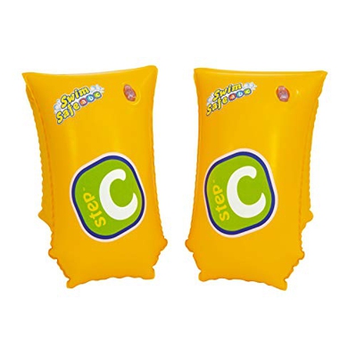 Bestway 32110 - Braccioli Swim Safe Abc Step C, 30 x 15 cm, Giallo