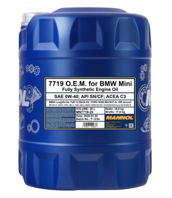 MANNOL Olio motore MN7719-20