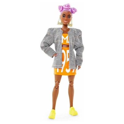 BMR1959 Barbie con vestito arancione
