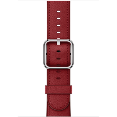 MR3A2ZM/A accessorio per smartwatch Band Rosso Pelle - Apple