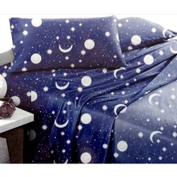 Croposy - Completo Letto Matrimoniale cielo stellato moon BLU notte características