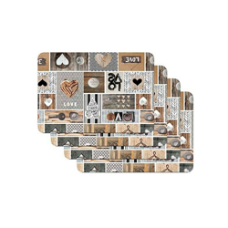 Tovaglietta Singola Love in The Air (30 x 45 cm) (4 pcs) (Refurbished A+) precio