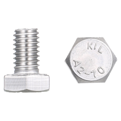 5PCS DIN933 304 vite esagonale in acciaio inossidabile M6 * 10 en oferta