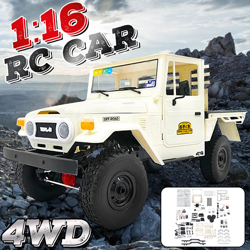 WPL C44KM 1/16 4WD RC fuoristrada con servomotore BIANCO características