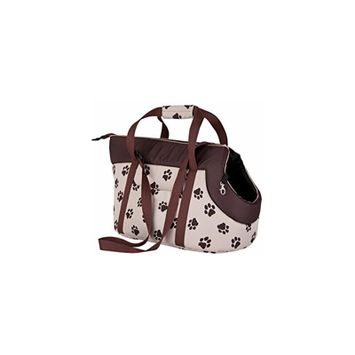 TORBWL4 - Borsa per Cani e Gatti, Dimensioni 22 x 20 x 36 cm, Beige con Zampe - Hobbydog