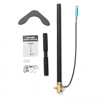 Gonfiatore azionato da pompa manuale con serbatoio d'aria di riserva per immersioni subacquee