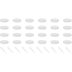 24 Piastre Di Petri Con Copertura + 10 Pipette Da Laboratorio - Steinberg Systems en oferta