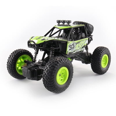 Telecomando elettrico per bambini auto arrampicata fuoristrada all'aperto rc 1:20 verde