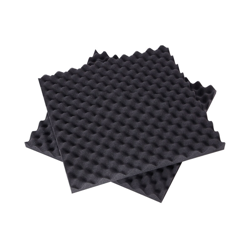 12PCS Schiuma acustica Insonorizzazione Cotone Nero Studio KTV Bar 30x30x2cm Nero en oferta