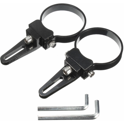 Barra luminosa per staffa morsetto faro 2x 64mm per camion fuoristrada atv