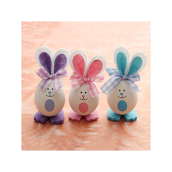 3x Uova di Pasqua Giocattolo decorativo conigli Regalo per bambini Festa di Pasqua Novità características