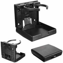 Portabicchieri pieghevole regolabile Portabevande Portabevande per yacht da barca nero en oferta