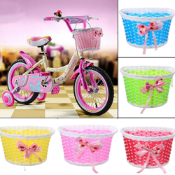 Flower Bike Anteriore Cestino Bici Stabilizzatori per la spesa della bicicletta Bambini Ragazza Blu en oferta