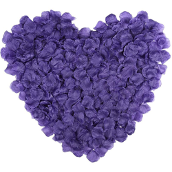 Decorazioni per feste 2000 pezzi Fiori artificiali Seta Petali di rosa per Natale, Fiori matrimonio, Coriandoli sparsi per la tavola Rosa Viola características