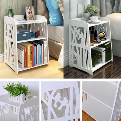 50x30x40cm moderno bianco intagliato cassetto da tavolo corridoio decorazioni per la casa camera da letto comodino scaffale portaoggetti organizer