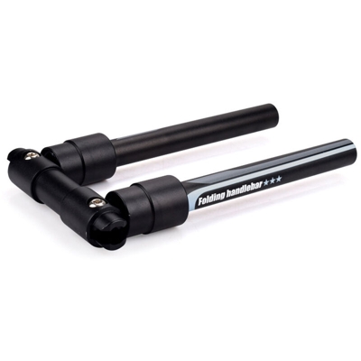 Manubrio pieghevole per scooter elettrico a sgancio rapido Accessori per la modifica della bicicletta Grigio 25,4 / 31,8 * 660 mm di lunghezza