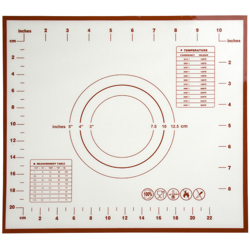 Tampone in silicone Tampone da arrotolare Tampone da cucina addensato Tampone in silicone antiaderente JS-R00 Maroon 290 * 260mm en oferta