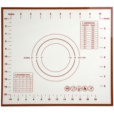 Tampone in silicone Tampone da arrotolare Tampone da cucina addensato Tampone in silicone antiaderente JS-R00 Maroon 290 * 260mm