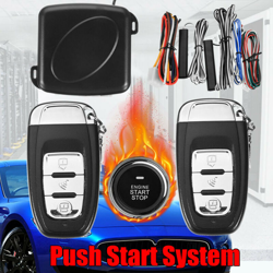 12V Auto Keyless Entry Engine Avviamento Accensione remota Start Stop Immobilizer Sistema di allarme a pulsante senza chiave per auto Camion en oferta