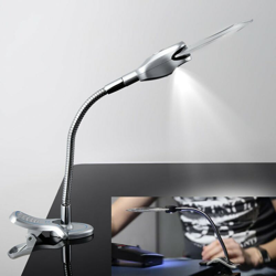 1pcs 6X lente d'ingrandimento luce scrivania supporto da tavolo morsetto LED illuminato lente d'ingrandimento lampada lente d'ingrandimento tubo di características