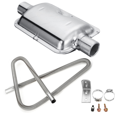 Tubo di scarico da 200 cm con silenziatore per riscaldatore da parcheggio ad aria compressa