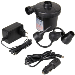 Gonfiatore pompa elettrica GOCHANGE / sgonfiatore elettrico, pompa per materasso con 3 ugelli per campeggio, letto, barca, mobili, auto características