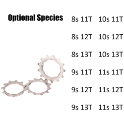 ZTTO 8/9/10/11 Velocita 11T / 12T / 13T ruota libera Volano Pignone per bici della bicicletta MTB cassetta Cog nella montagnosa regione e la Highway en oferta