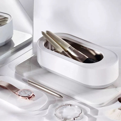 EraClean 45000Hz Controllo intelligente ad alta frequenza Pulitore ad ultrasuoni Vibrazione Gioielli Occhiali Cleaner 360 Gradi eCleaning Machine