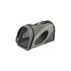 Gabbia Pieghevole E Trasportabile Per Cani E Gatti - Pet Crate - Dcc008, Nylon, Grigio, Taglia M, 48 X 24 X 29 Cm - Iris Ohyama precio