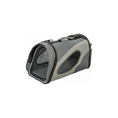 Gabbia Pieghevole E Trasportabile Per Cani E Gatti - Pet Crate - Dcc008, Nylon, Grigio, Taglia M, 48 X 24 X 29 Cm - Iris Ohyama
