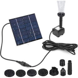 200 l / h pannello solare alimentato funzione acqua pompa giardino giardino piscina laghetto acquario fontana decor en oferta
