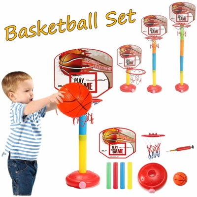 Mini Basket Stand Basket Regolabile per interni in 4 dimensioni Giochi da basket con pannello fisso per regalo di Natale per bambini