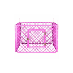 cane parco / outdoor gabbia / recinto / cuccia quattro elementi - animali Circle - H-604, di plastica, di colore rosa, peso di 6,3 kg, 90 x 90 x 60 características