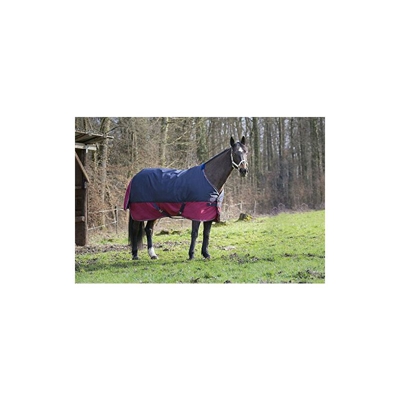 Coperta in vimini per cavalli, 1200 denari, imbottitura 150 g, impermeabile, traspirante, cinghie incrociate, 145 cm - Reitsport Amesbichler