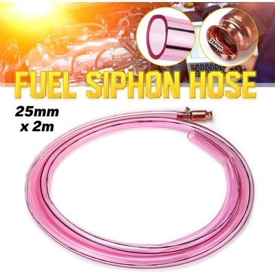 Tubo flessibile per sifone in PVC da 25 mm x 2 m Pompa automatica per acqua Jiggler Trasferimento di liquidi Tubo flessibile per pompa con