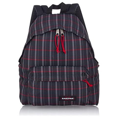 Zaino Padded Pak'r Ek620 - Quadretti Grigio / Nero / Rosso