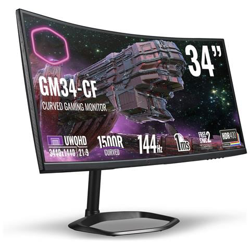 Monitor 34'' LED VA Curvo Gaming GM34-CW 3440x1440 UltraWide Quad HD Tempo di Risposta 1 ms Frequenza di Aggiornamento 144 (Hz) precio