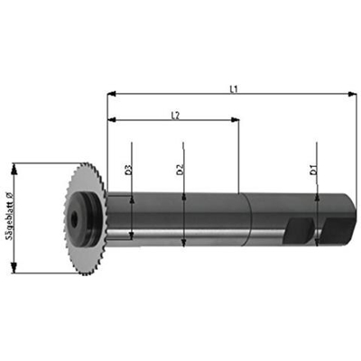 4260192270056 - Sgeblattaufnahme D1835b D 40 X 10 Mm Tschorn