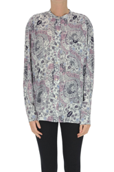 Printed cotton shirt en oferta
