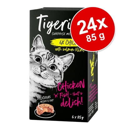 Tigeria  24 x 85 g  - Tacchino con composta di mele e pere