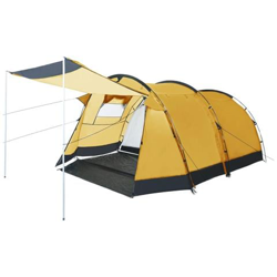 Tenda Da Campeggio A Tunnel Per 4 Persone Gialla en oferta
