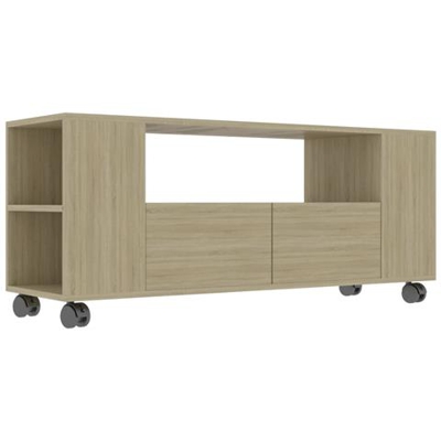 Mobile Porta Tv Rovere Sonoma 120x35x43 Cm In Truciolato