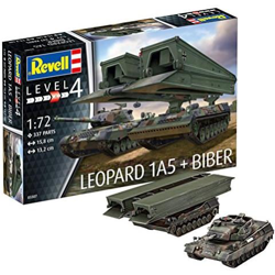 Leopard 1a5 + Biber 1:72 Revell Model Kit características