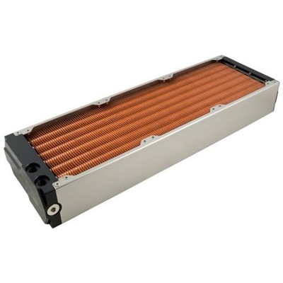 Airplex sistema di modularità 420 mm, alette di rame, un circuito, acciaio inox pannelli laterali