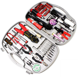 BeMatik - Kit di vari strumenti di 145 pezzi modello GTK-145B con saldatore precio