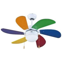 Ventilatore da Soffitto ZFS690C Diametro 90 cm Potenza 60 W Colore Multicolore en oferta