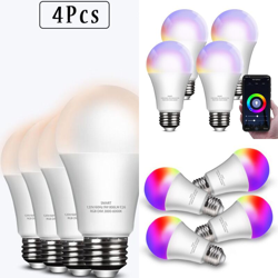 Lampadina LED E27 WIFI RGB Lampade 3 Imballaggio precio