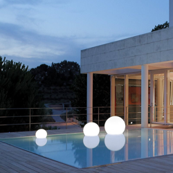 Lampada galleggiante esterno piscina design Acquaglobo LED | Dimensione: 60 - Slide en oferta