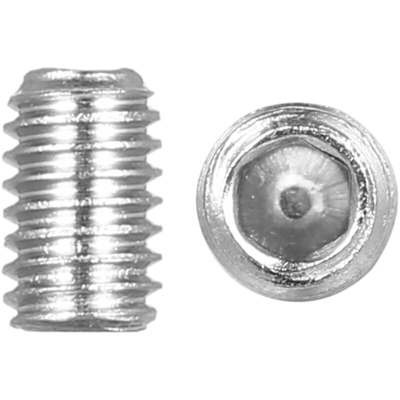 Asupermall - 50 pezzi DIN916 304 in acciaio inox concava esagono incassato vite di fermo / senza testa / contatore macchina / filo superiore M-3 * 5