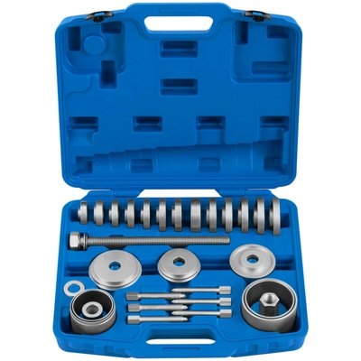 MSW - Estrattore Cuscinetti Ruota 28 Pezzi Kit Estrazione Mozzi Ruote Con Valigetta